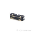 Conector de cabeçalho da caixa de inclinação de 2,0 mm SMT 20P